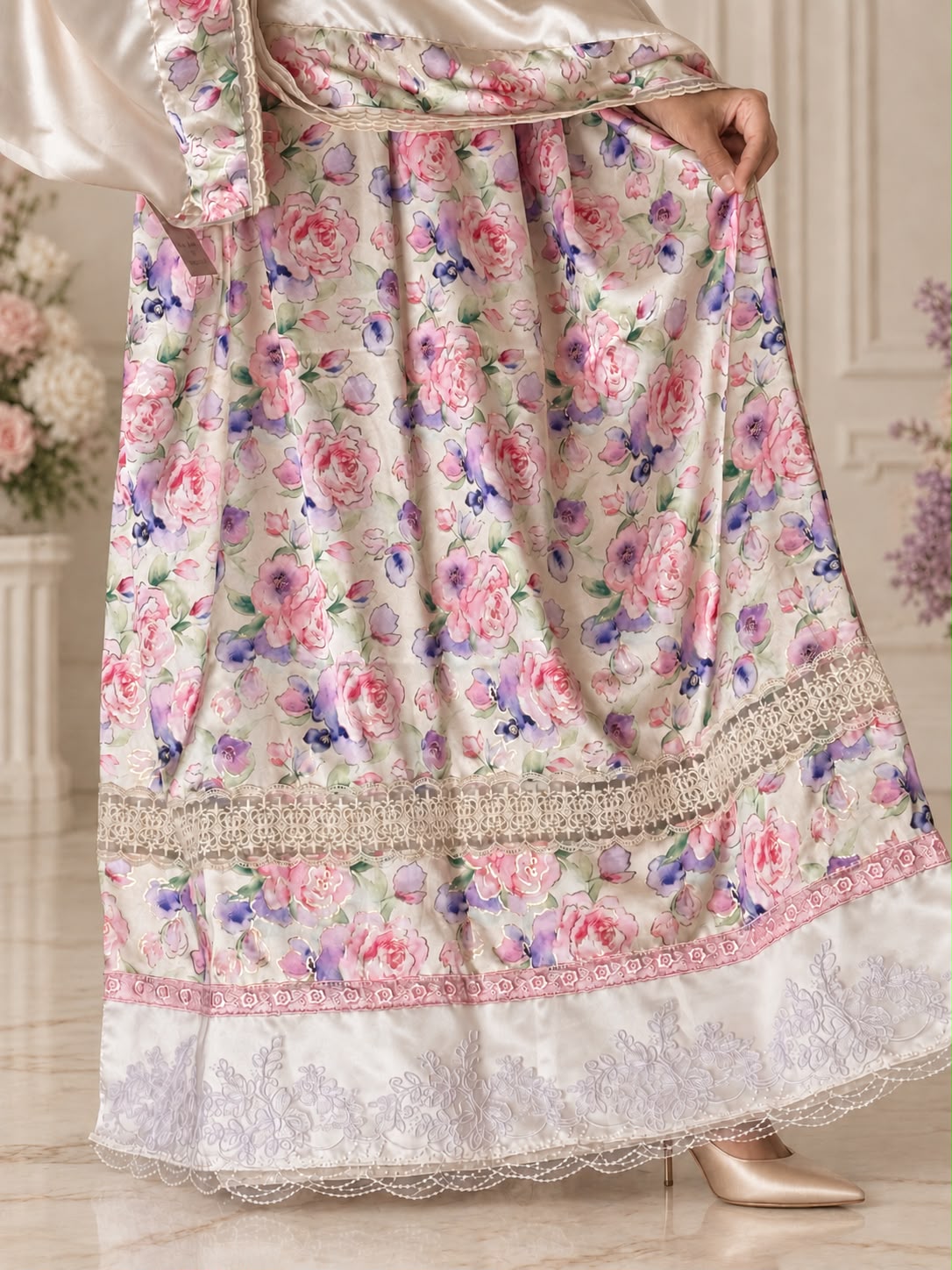 A Garden,Painted in Silk
