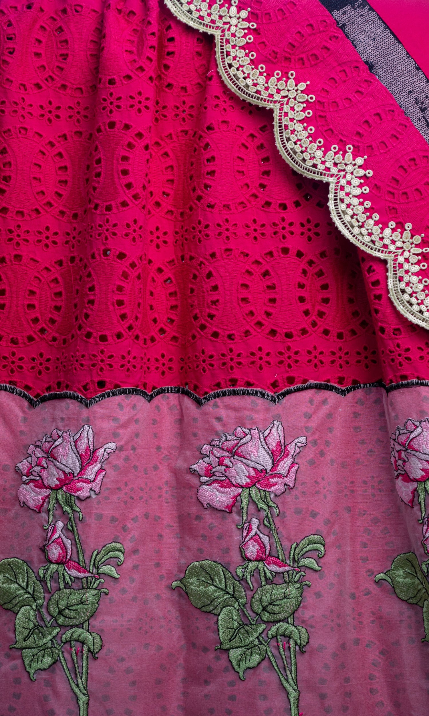 Royal Crimson Rose Couture Rida