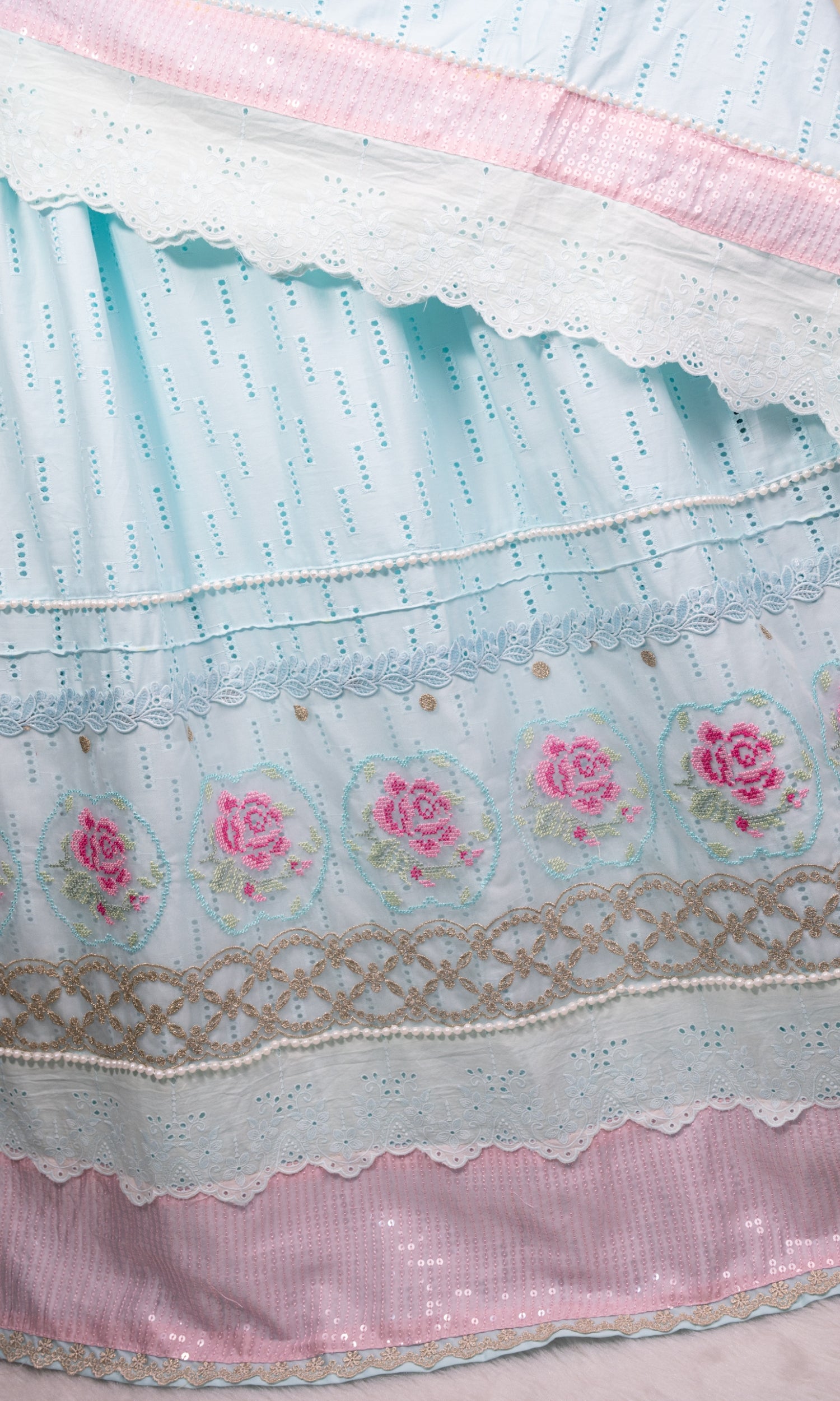 Sky Blue Rose Elegance Premium Rida