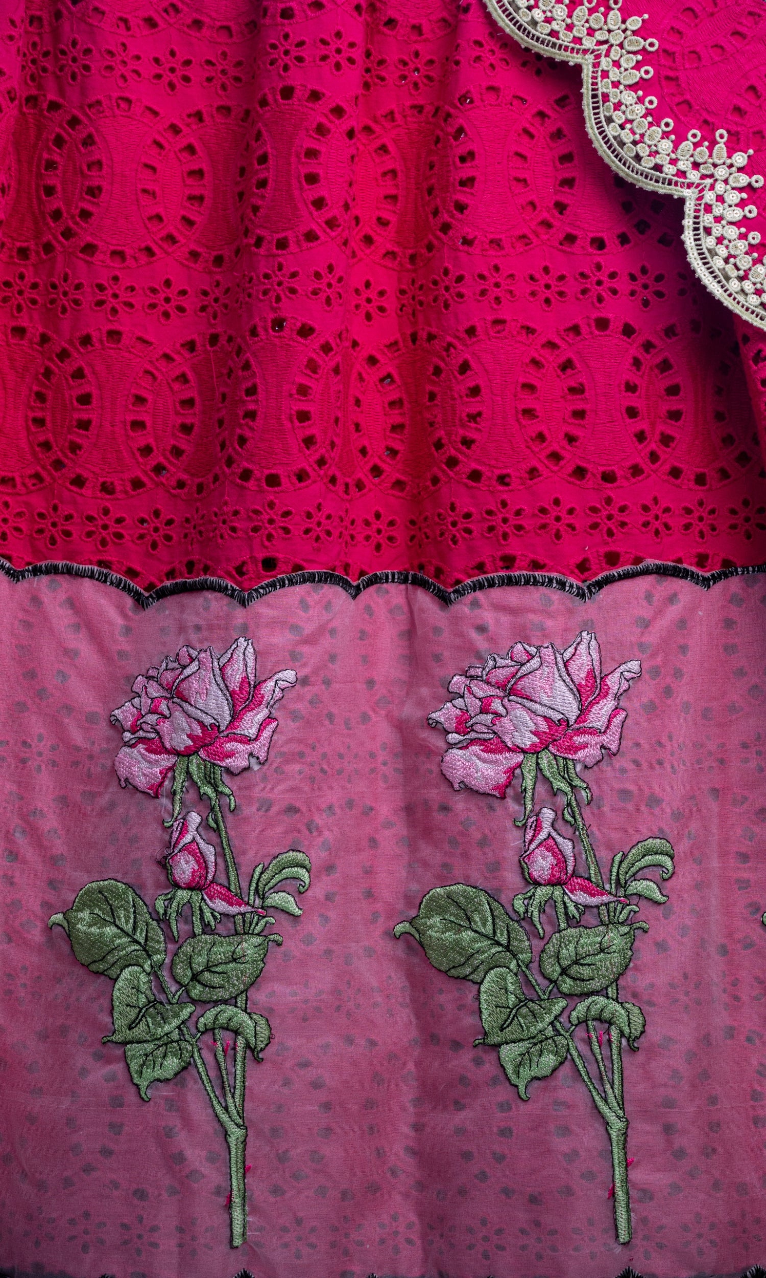 Royal Crimson Rose Couture Rida