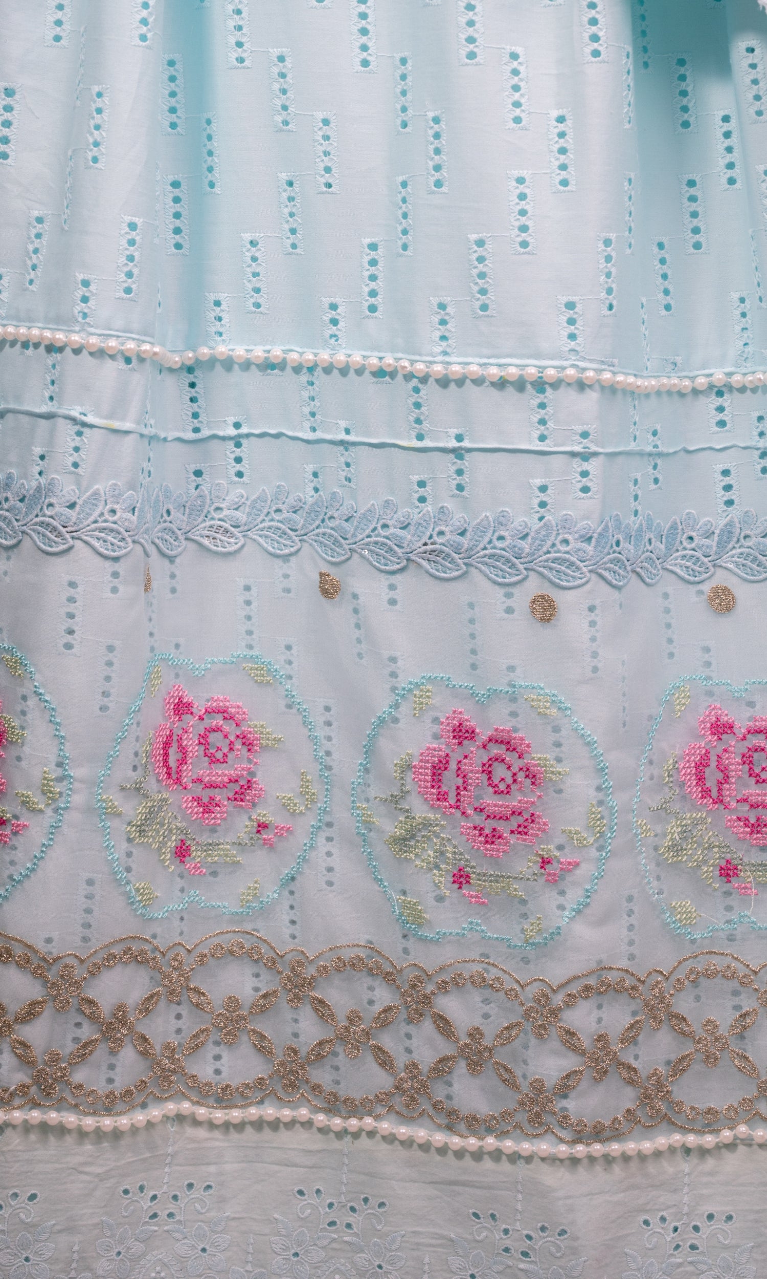 Sky Blue Rose Elegance Premium Rida