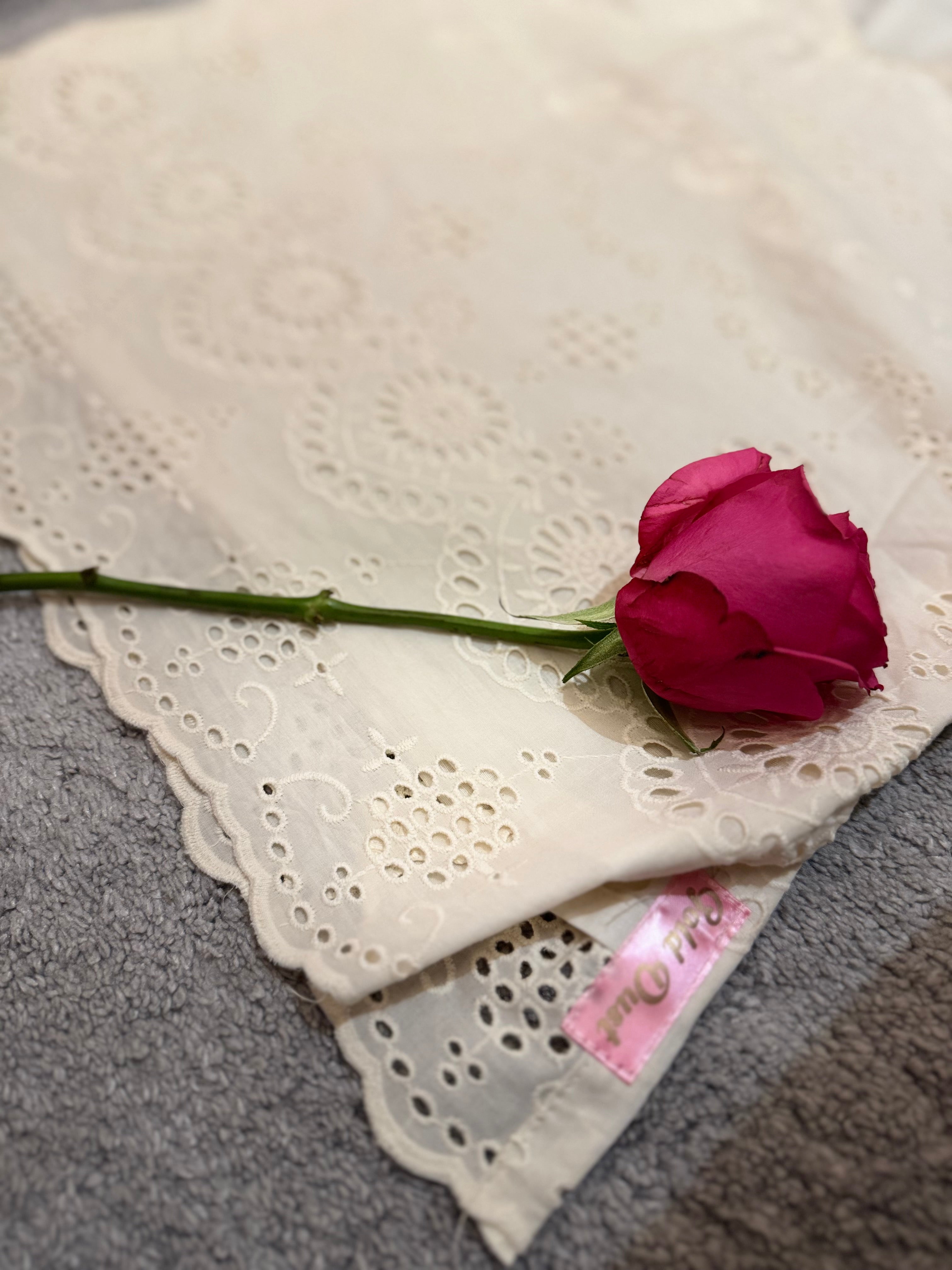 Ivory Romance cutwork top