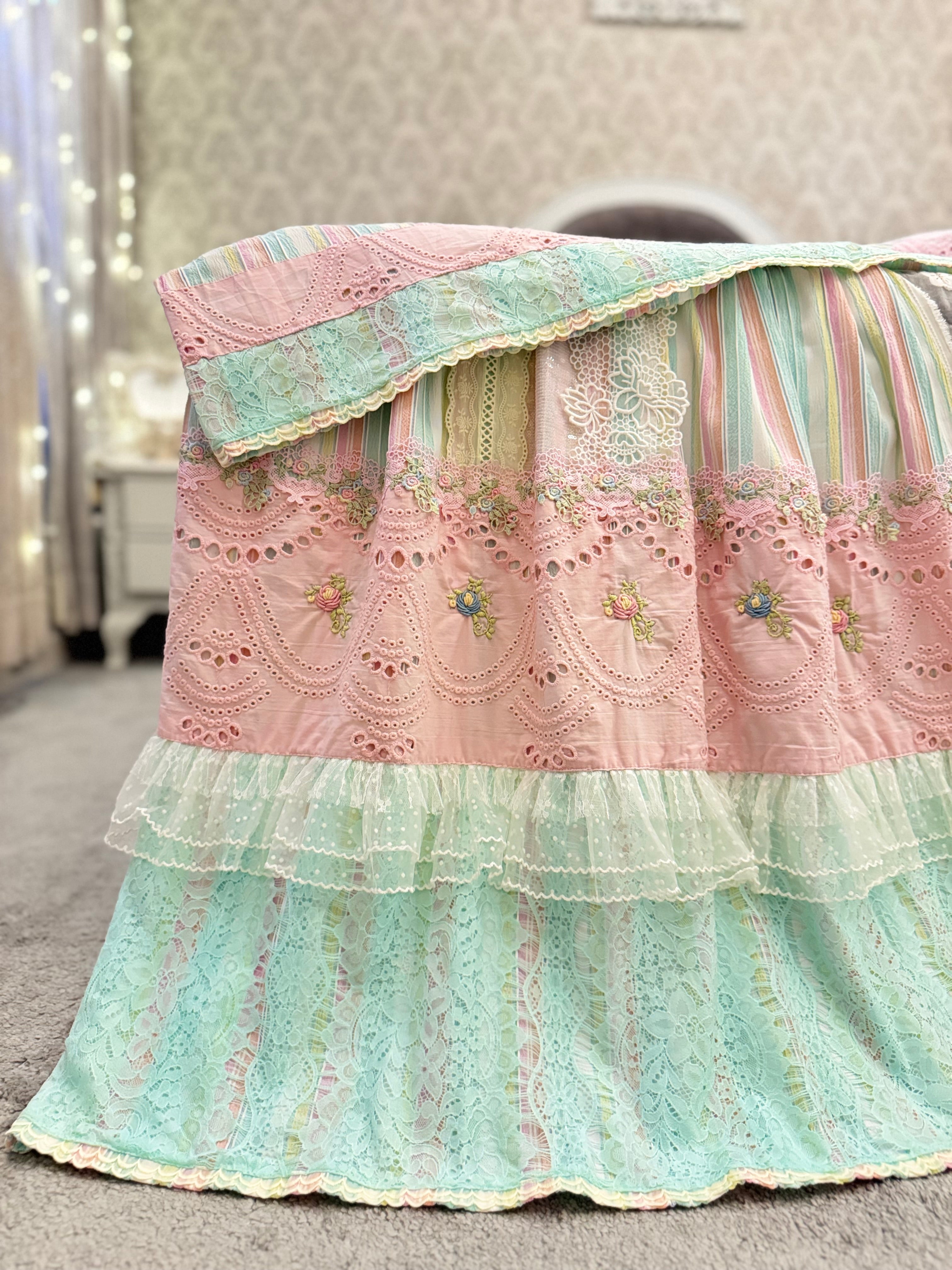 Blush candy stripes