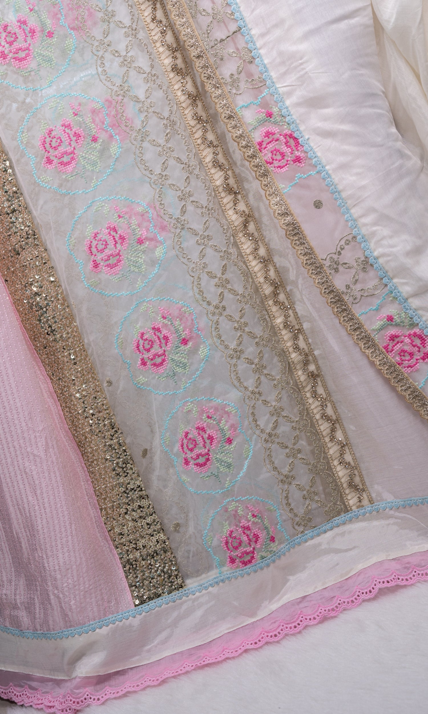 Blush Pink Rose Garden Luxe Rida