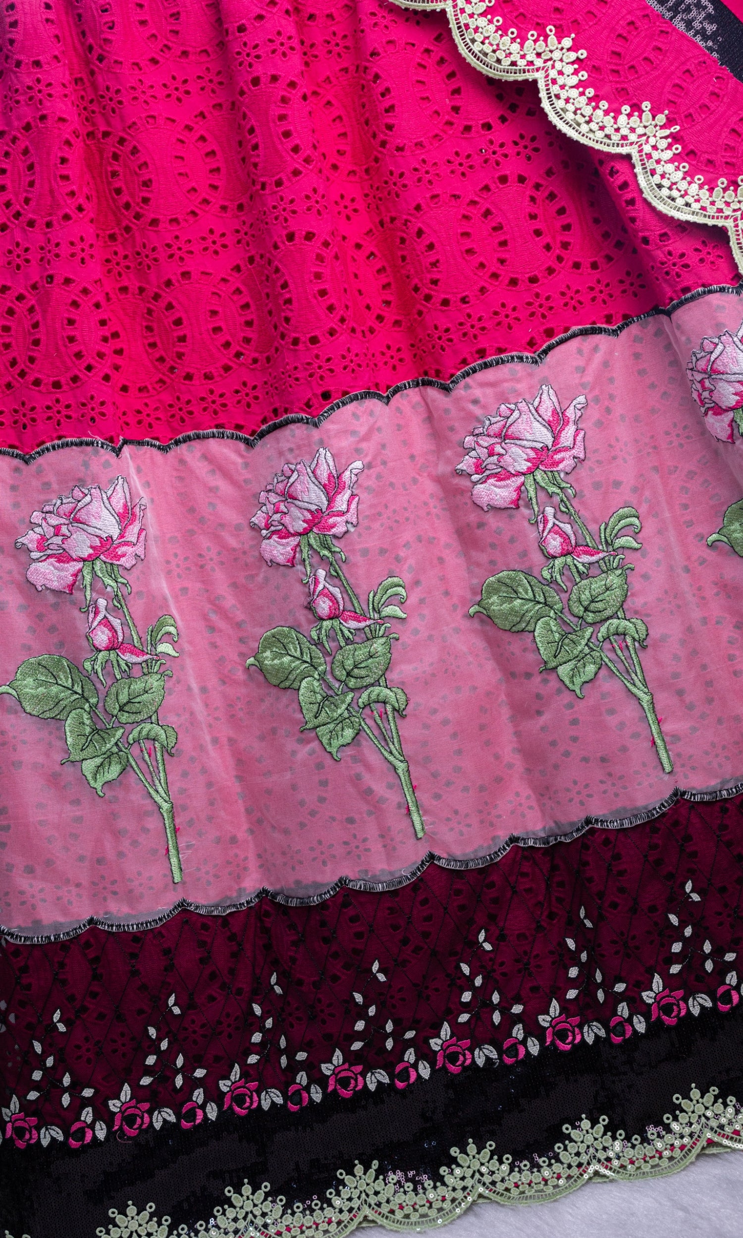 Royal Crimson Rose Couture Rida