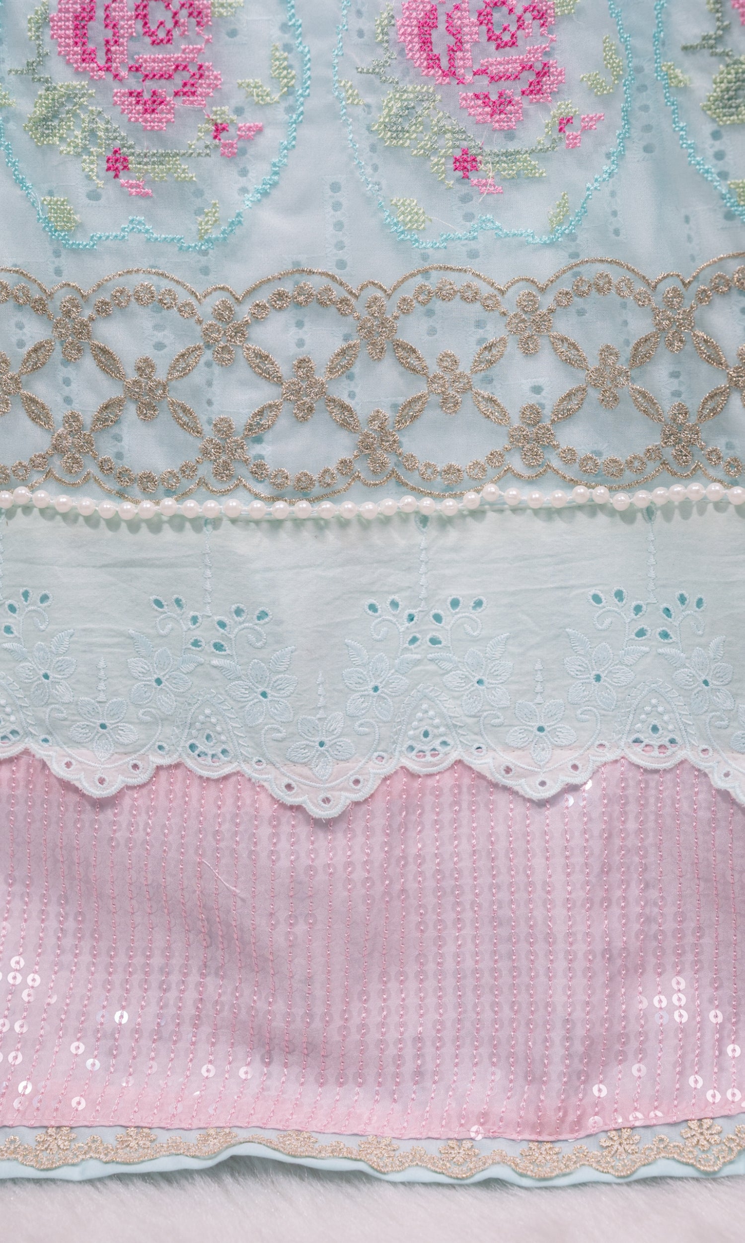 Sky Blue Rose Elegance Premium Rida