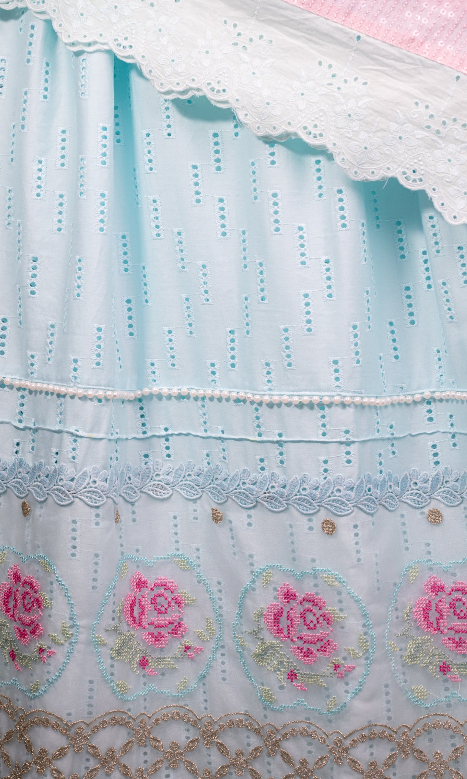 Sky Blue Rose Elegance Premium Rida