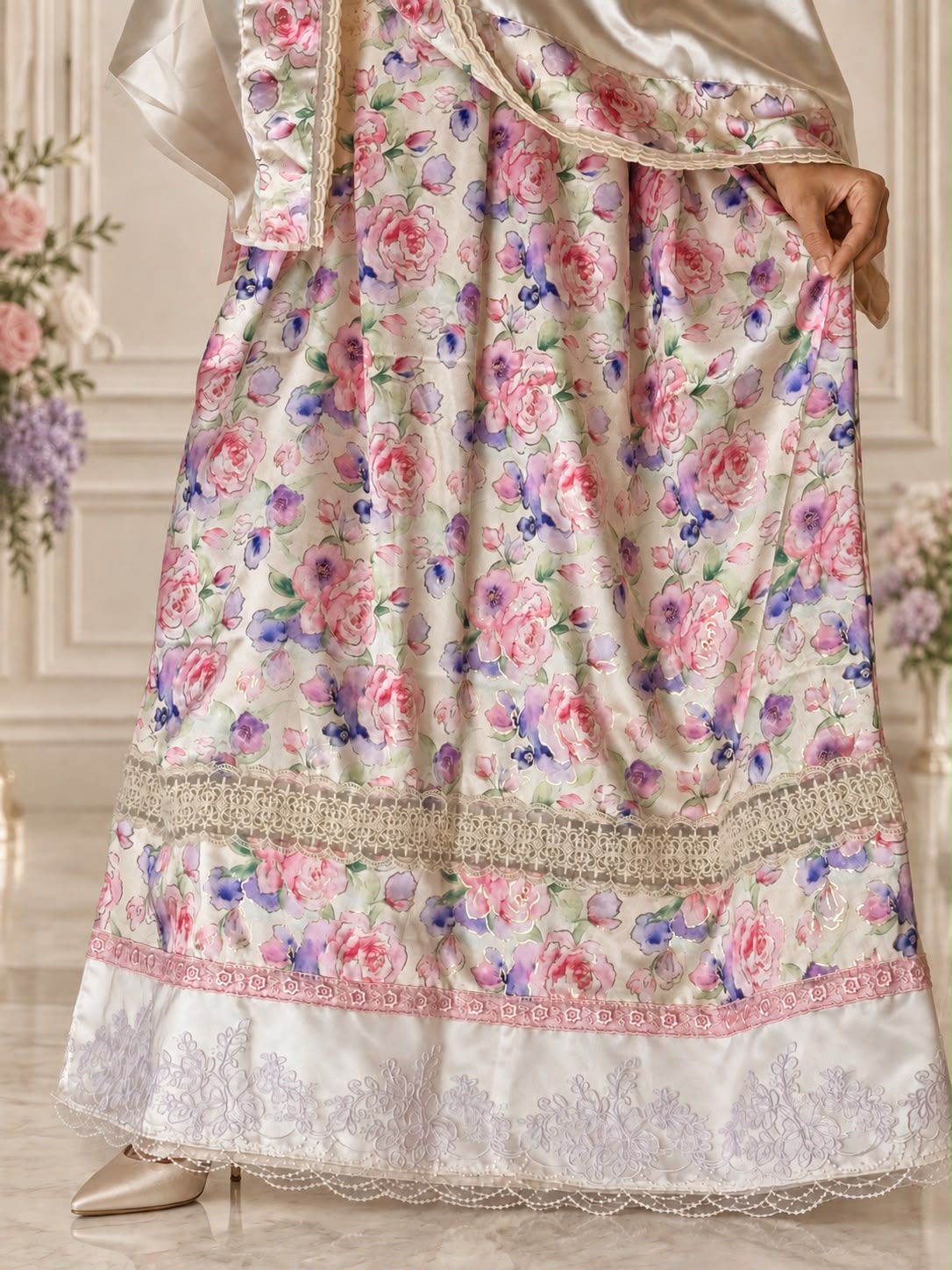 A Garden,Painted in Silk