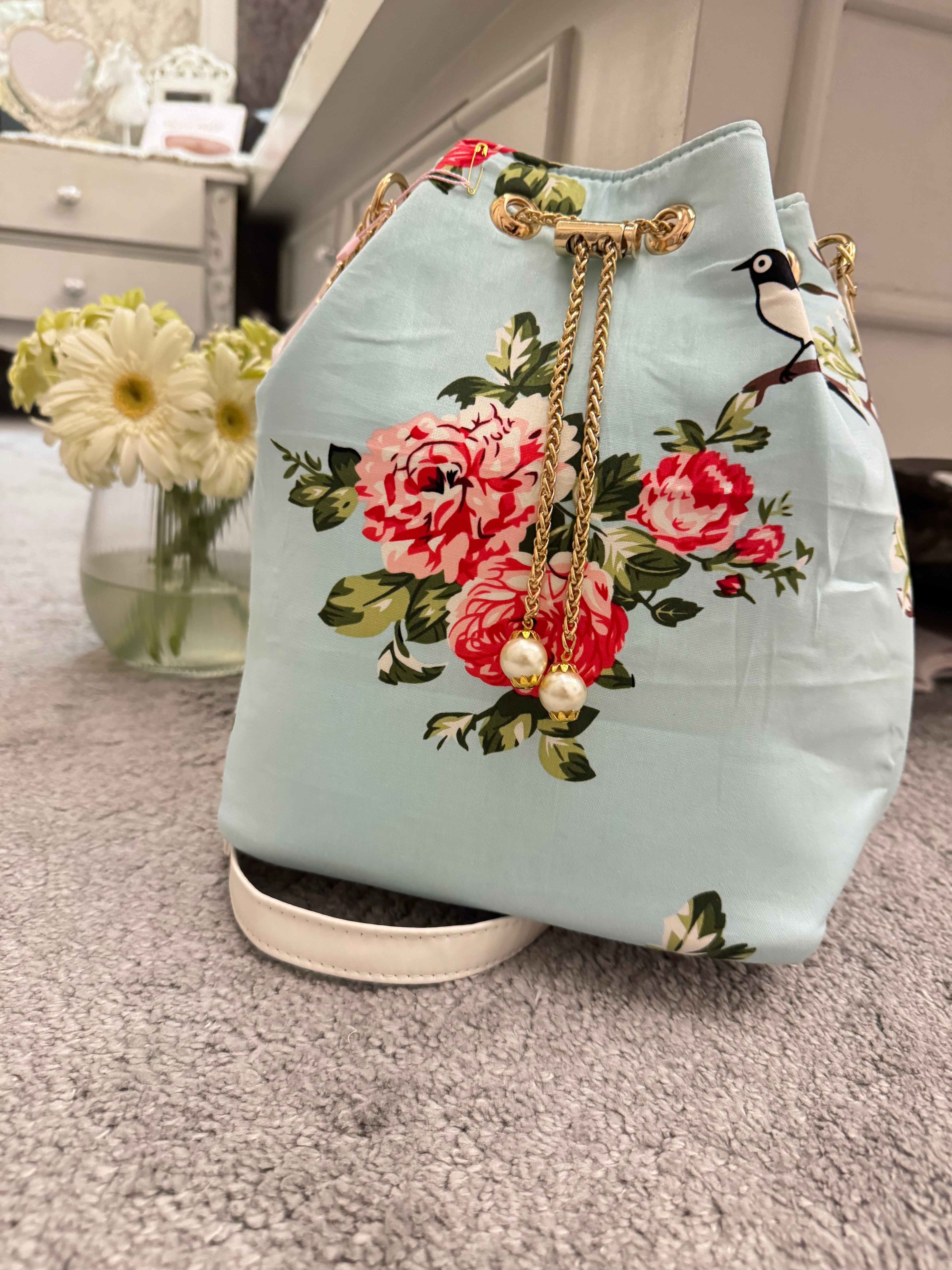 Mint blue Ramadan bag