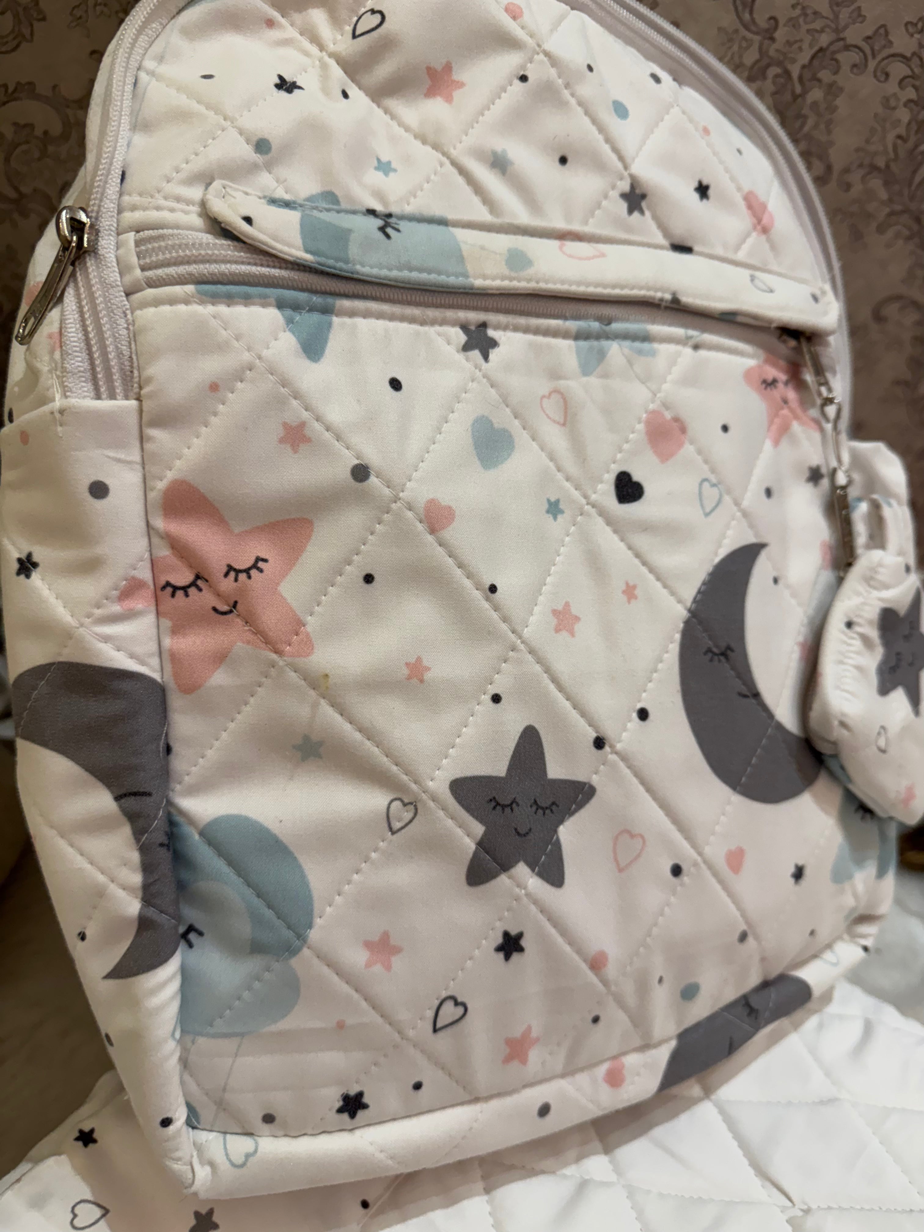 Starry backpack With quilted masalla