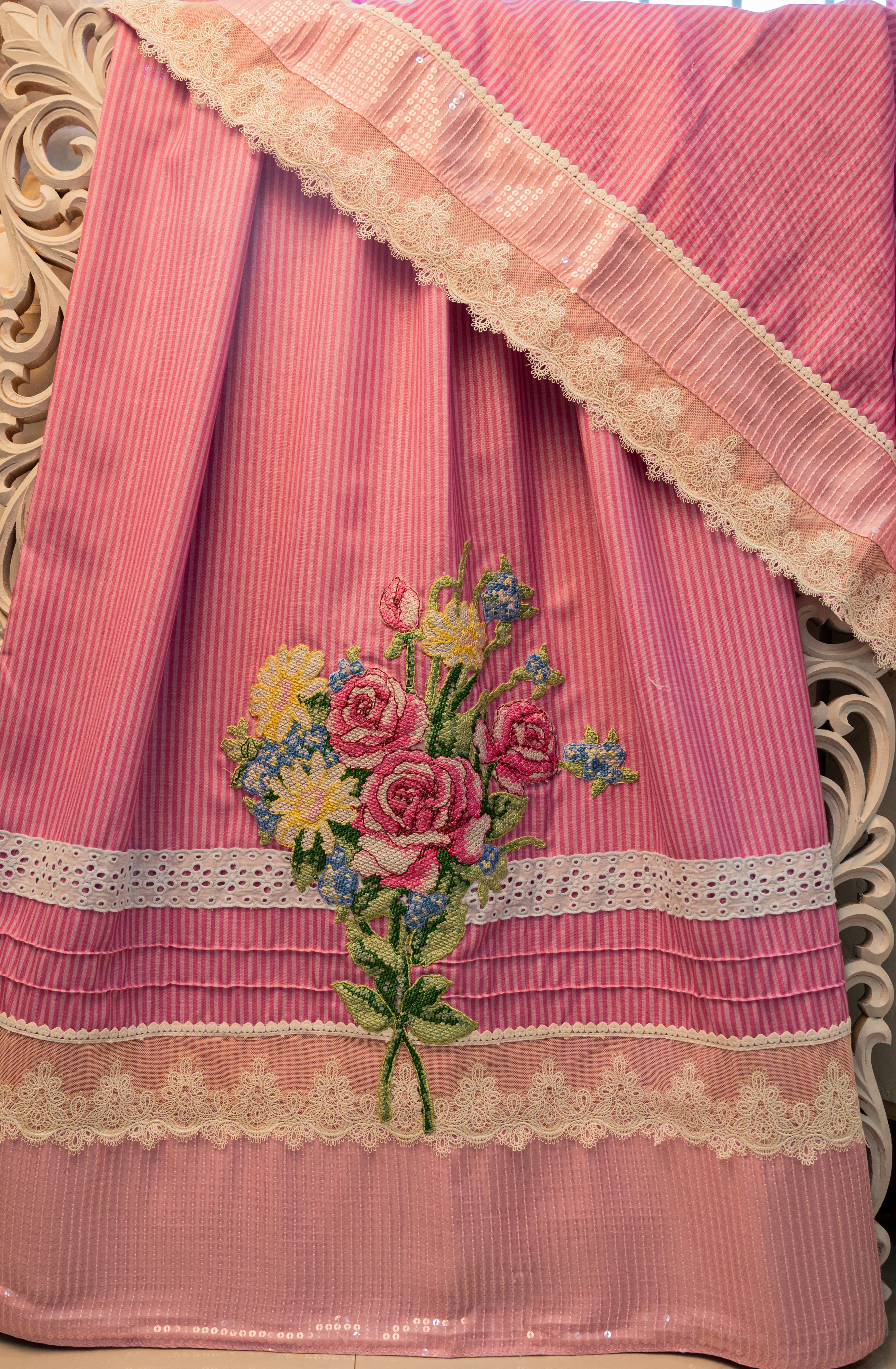 The Vintage Pink Pinstripe Rida