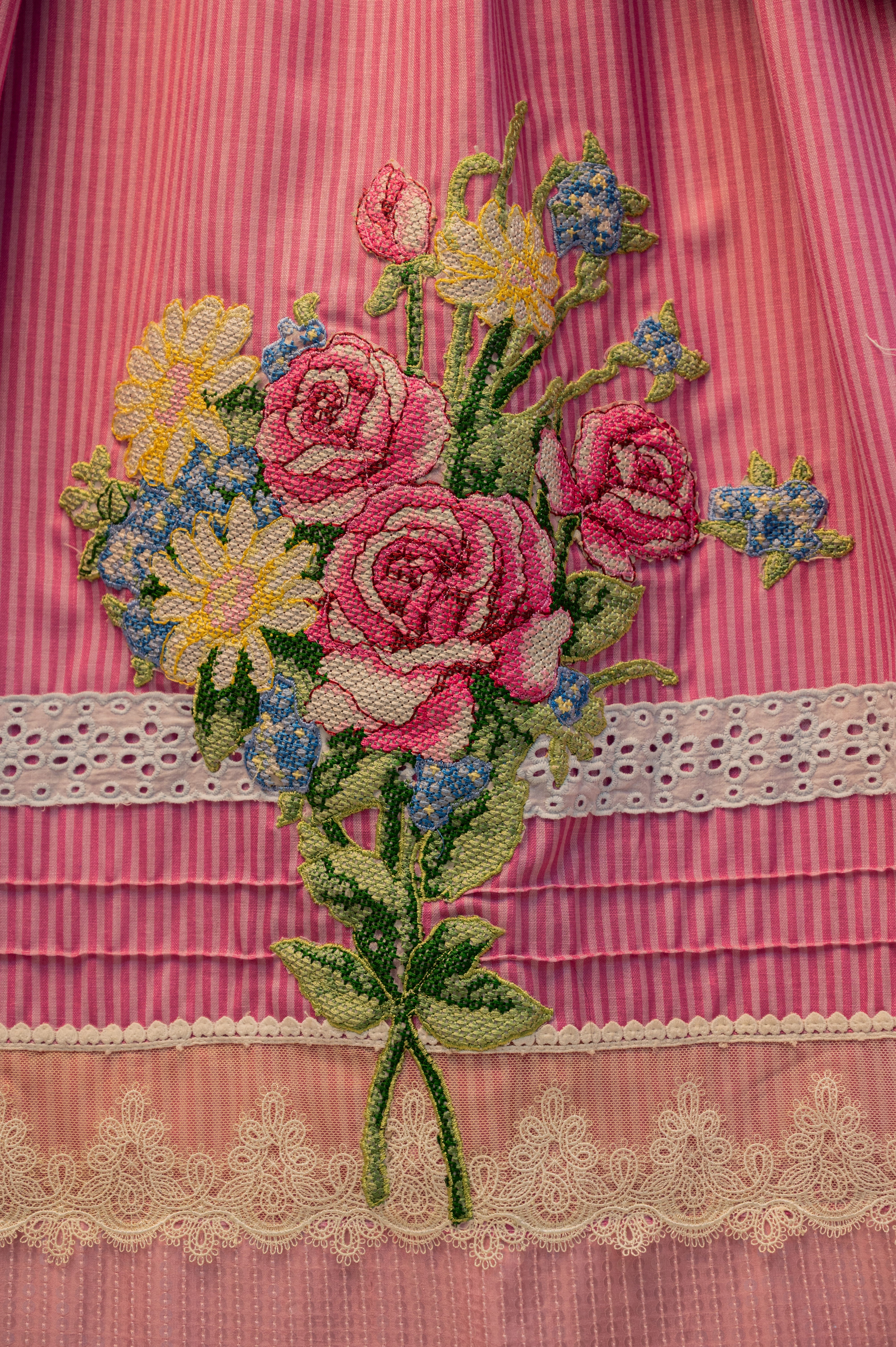 The Vintage Pink Pinstripe Rida