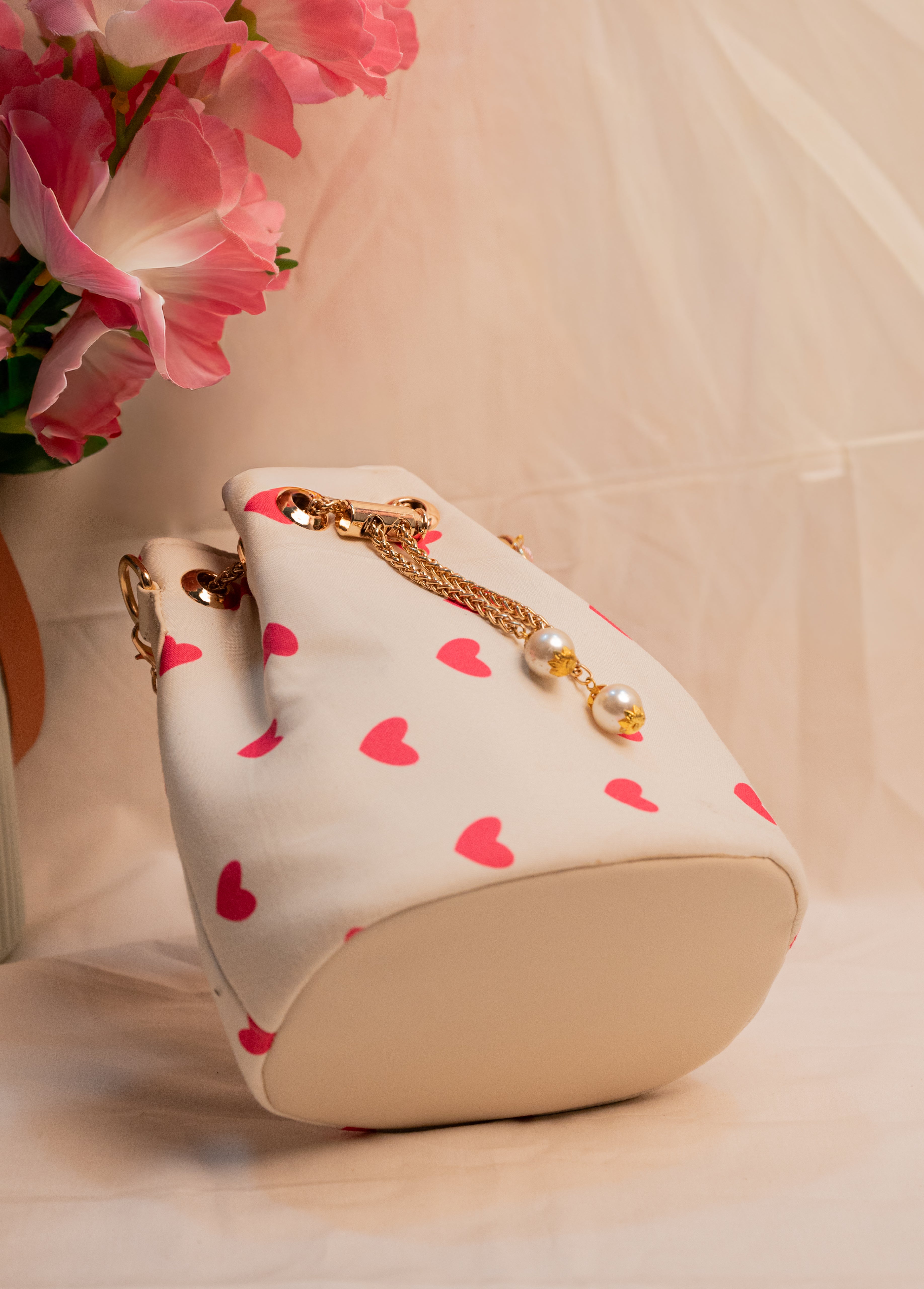 The Queen of Hearts Bucket Bag
