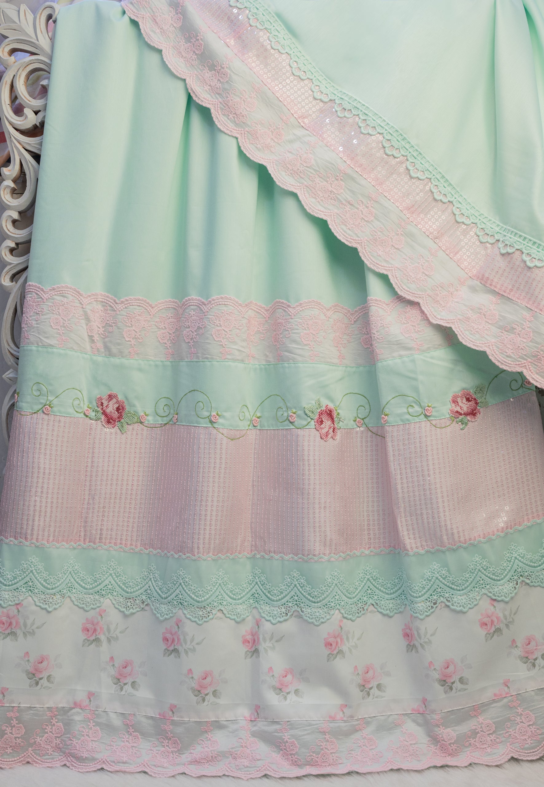 The Springtime Rose Vine Tapestry
