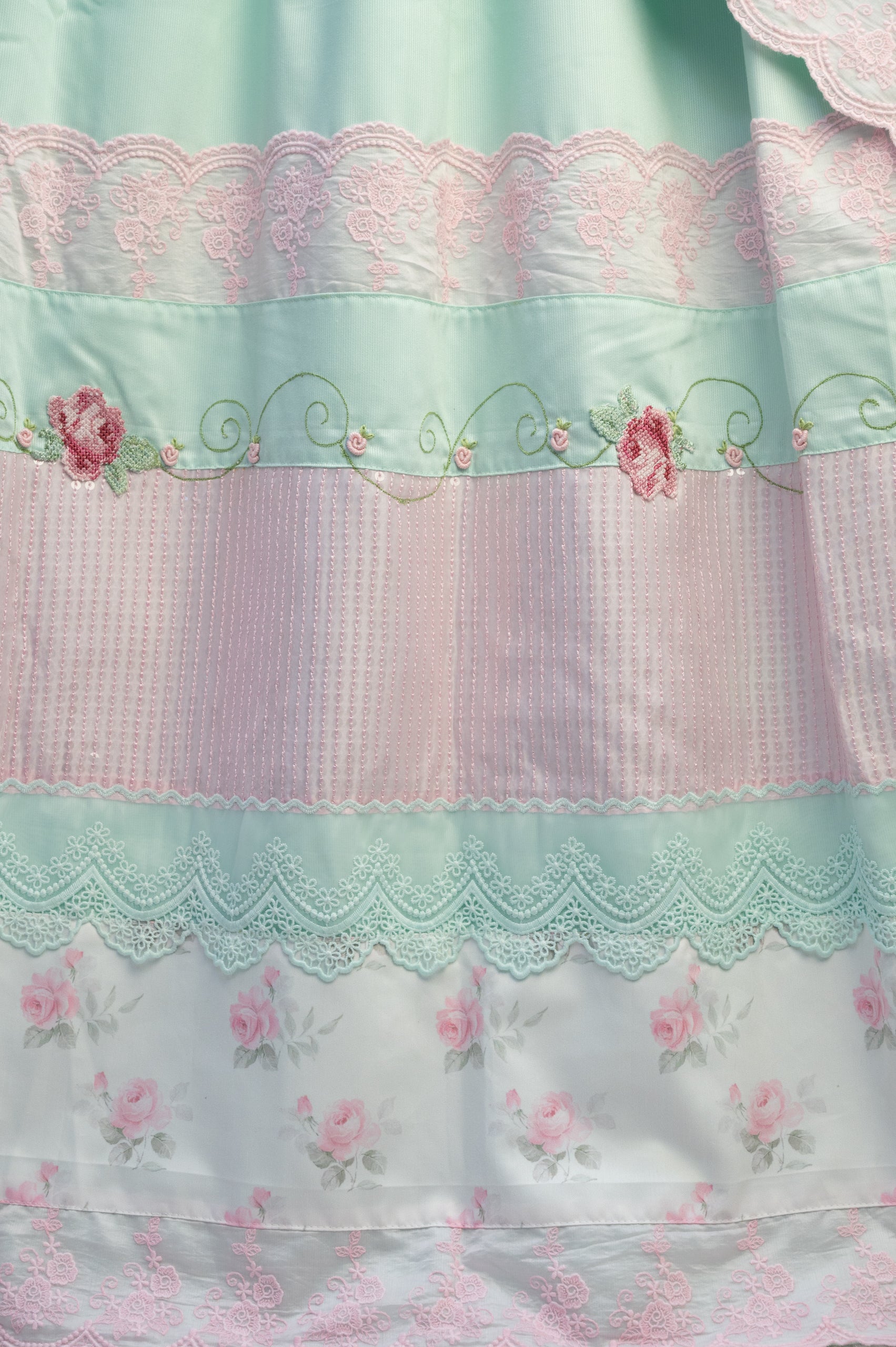 The Springtime Rose Vine Tapestry