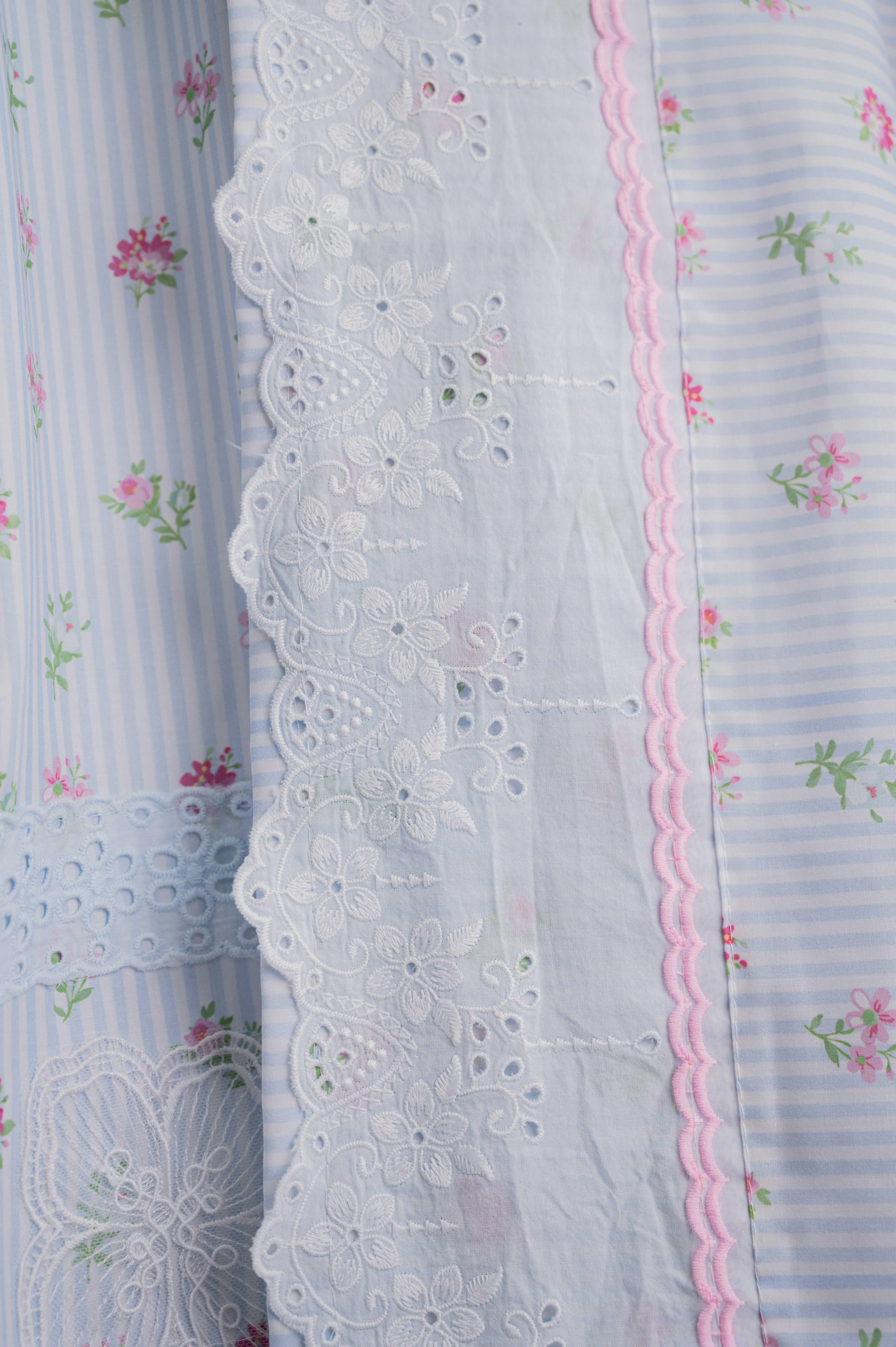 Vintage Stripe & Lace Rida