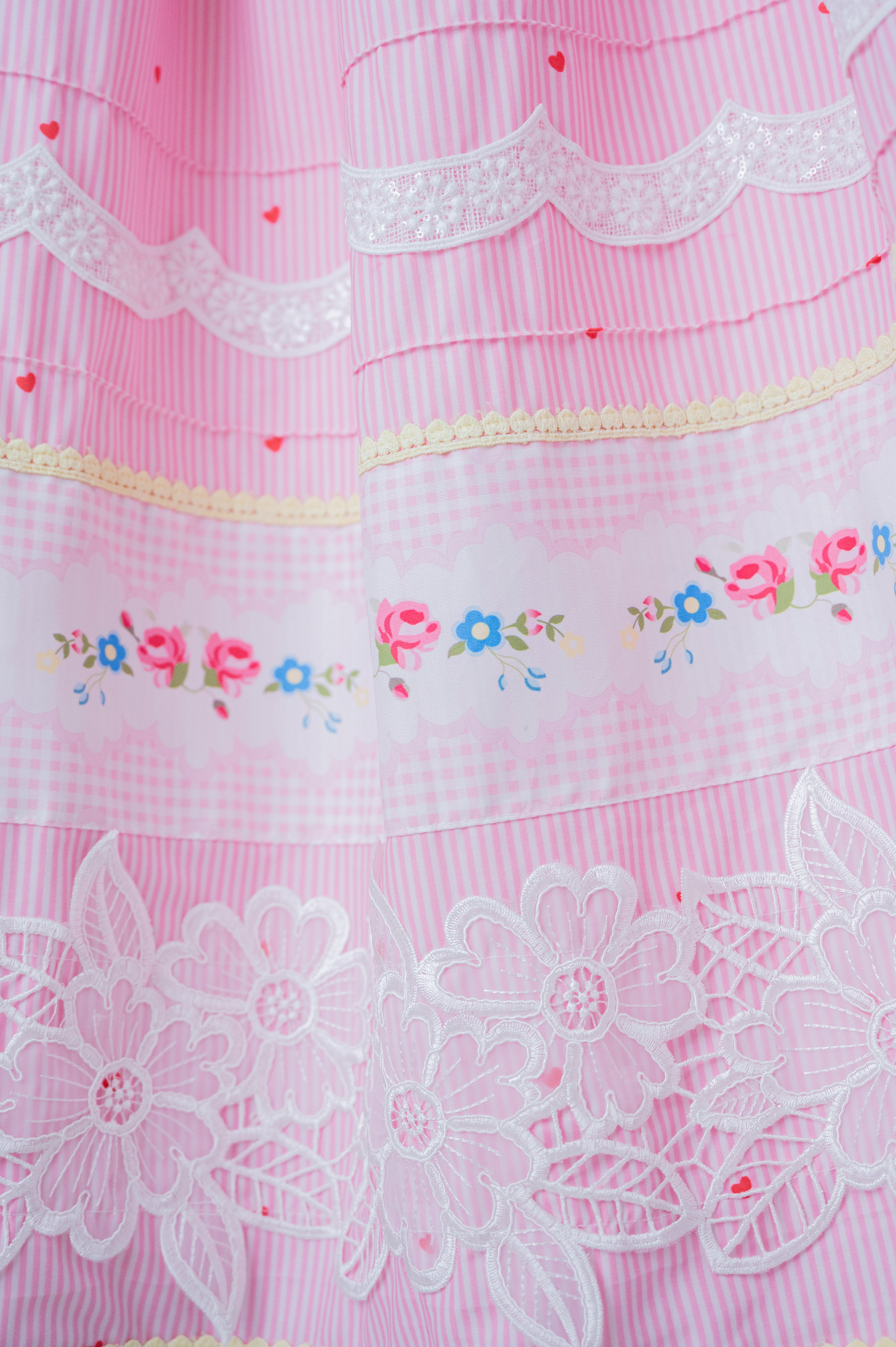 The Sweetheart Stripe & Ruffle Rida