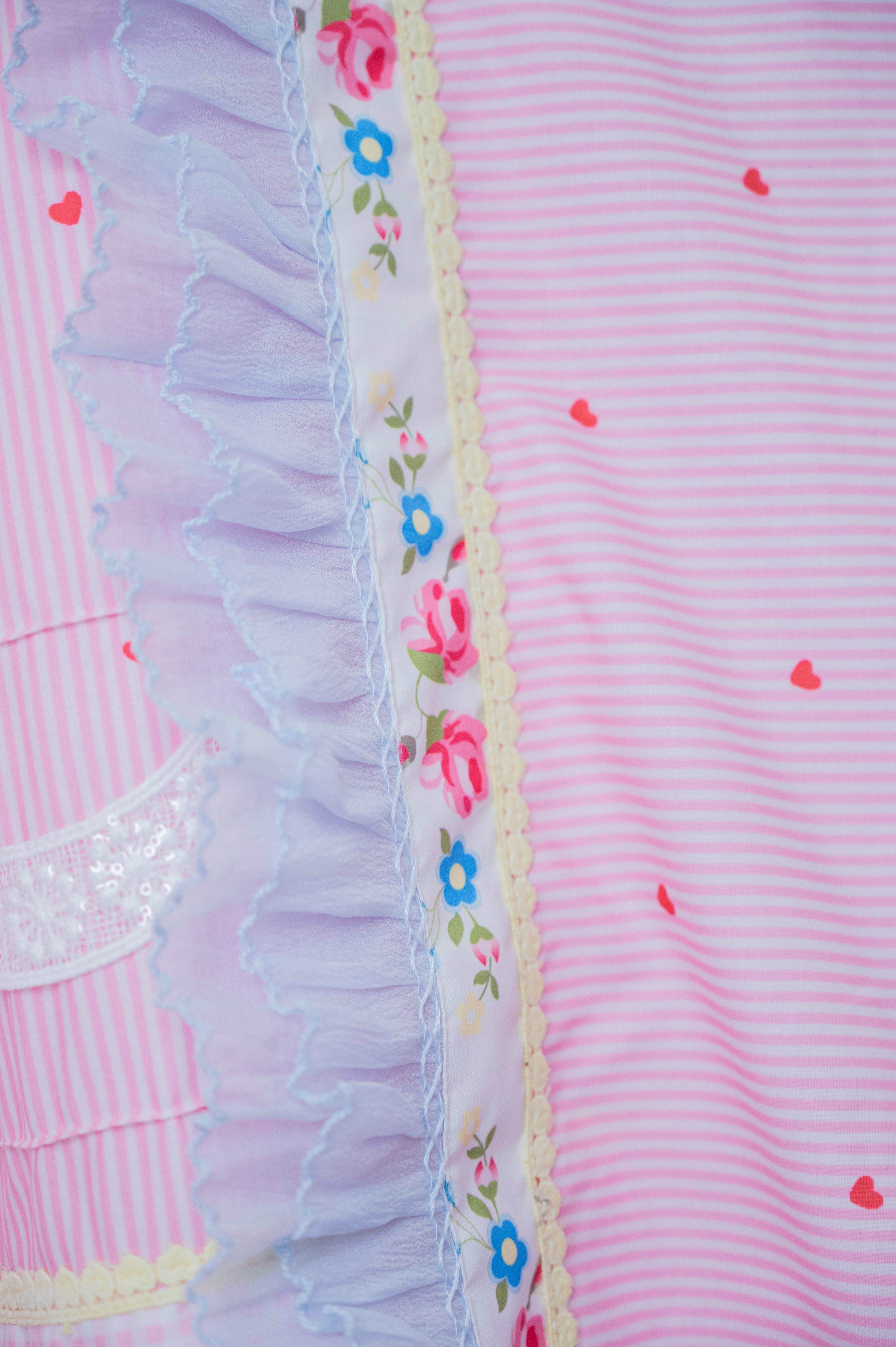 The Sweetheart Stripe & Ruffle Rida